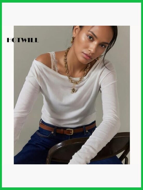 4 Pack Skinny Belts for Jeans Dress Waist Belt with Gold Buckle 0.55\
